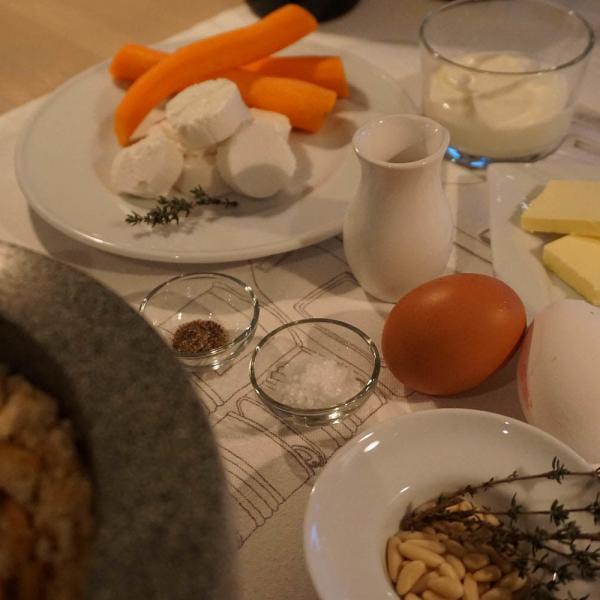 COOK and ENJOY Rezept Möhren Ziegenkäse-Tarte Zutaten
