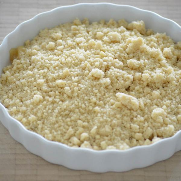 COOK and ENJOY Rezept Apple-Crumble mit Vanilleeis Streusel