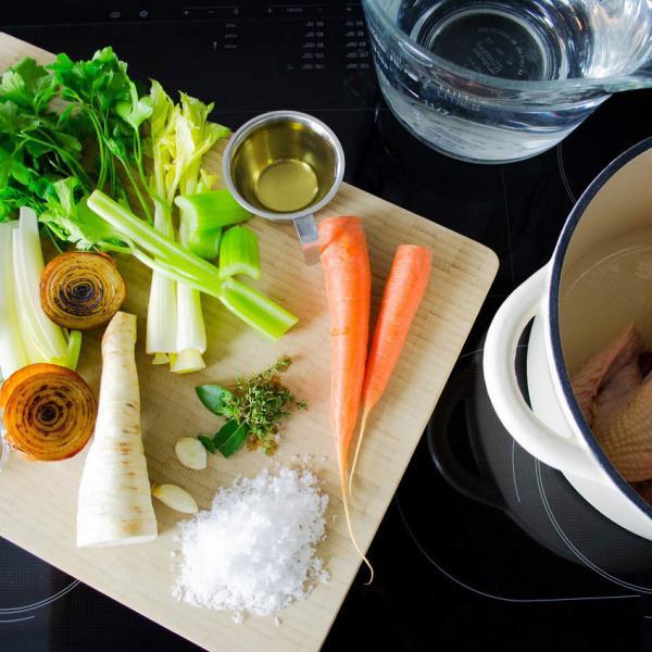 COOK and ENJOY Rezept Geflügelbrühe Zutaten