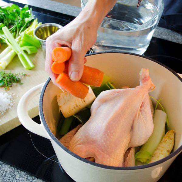 COOK and ENJOY Rezept Geflügelbrühe Zutaten