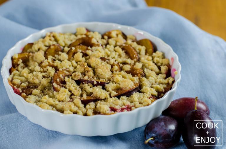 COOK and ENJOY Rezept Pflaumen-Crumble