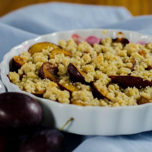 COOK and ENJOY Rezept Pflaumen-Crumble