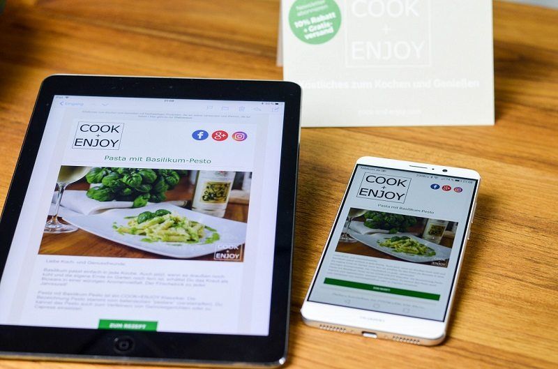 COOK and ENJOY Newsletter anmelden