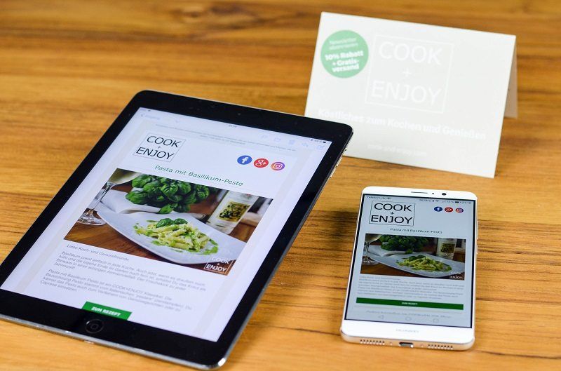 COOK and ENJOY Newsletter anmelden
