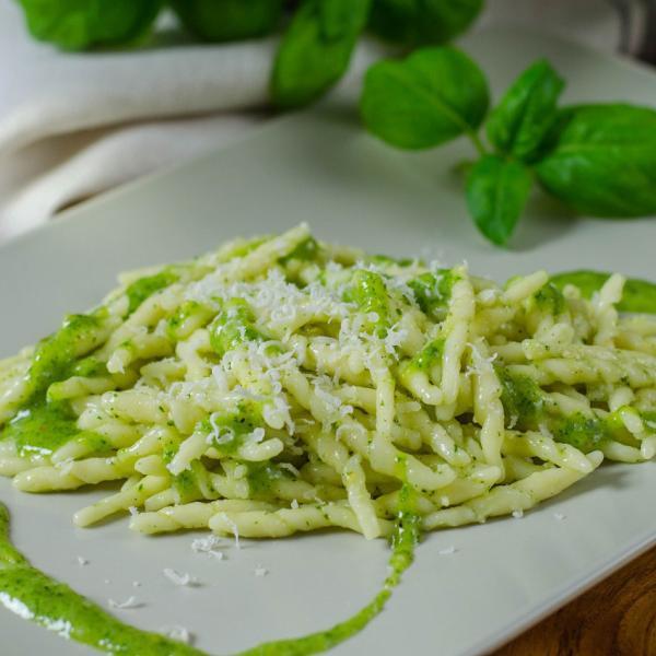 COOK+ENJOY Rezept Pasta mit Basilikum-Pesto