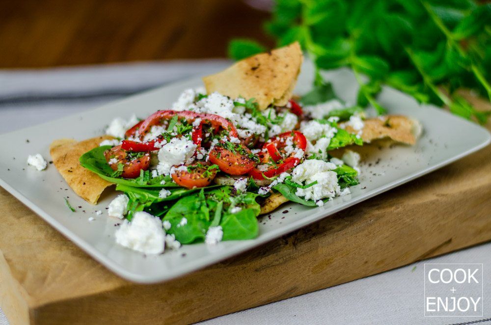 COOK and ENJOY Rezept Fattoush Brotsalat