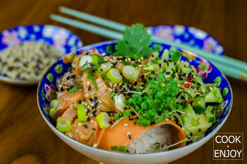 COOK and ENJOY Rezept Poke Bowl mit Wildlachs