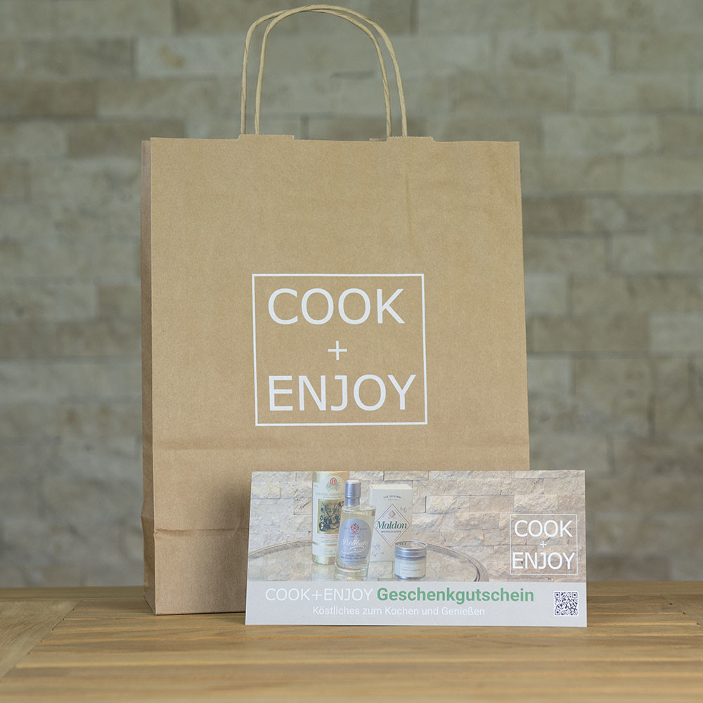 COOK+ENJOY Shop Produktkategorie Genuss verschenken Geschenkideen Gutschein