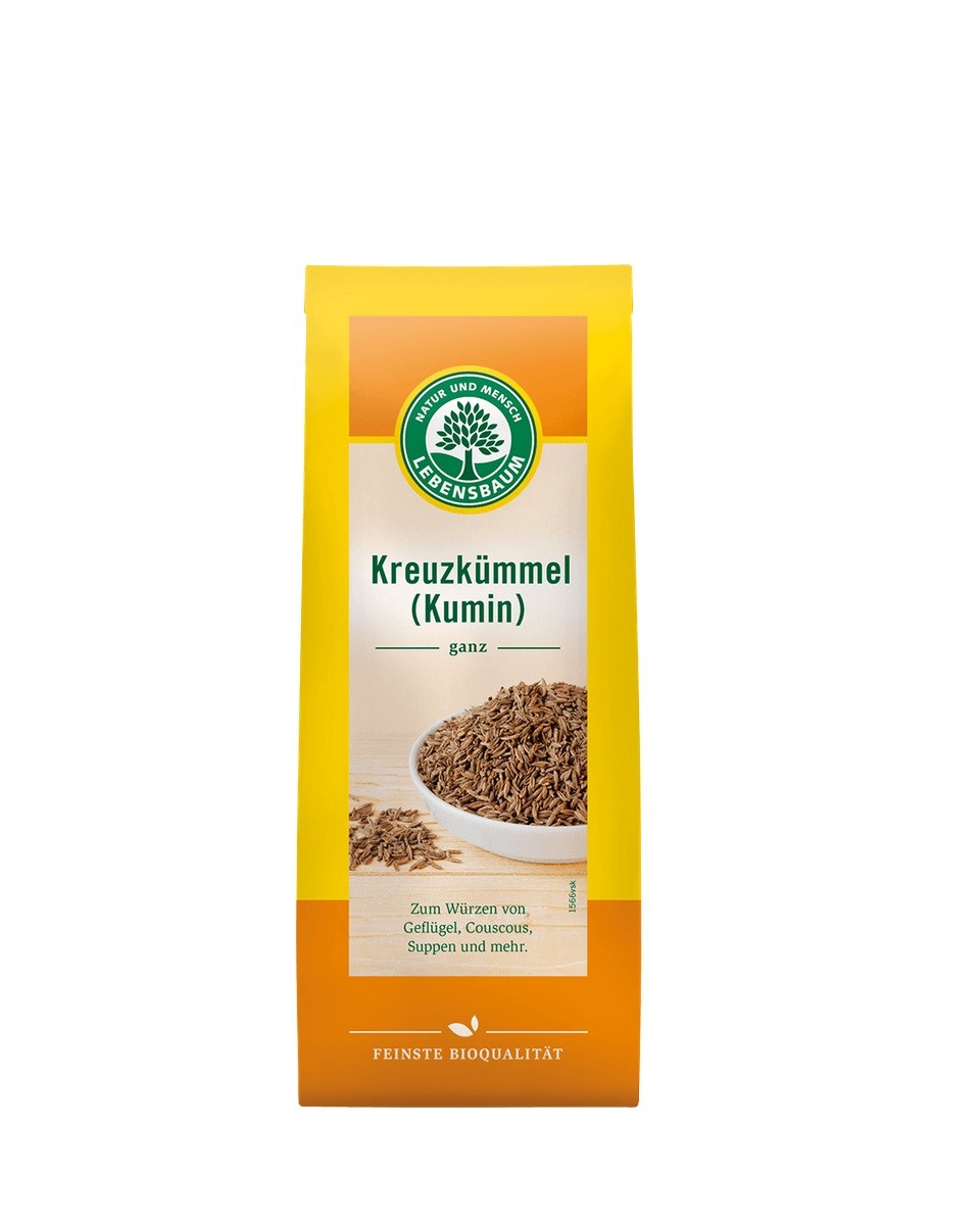 COOK and ENJOY Shop Lebensbaum Lebensbaum Kreuzkümmel (Kumin), ganz 40g BIO