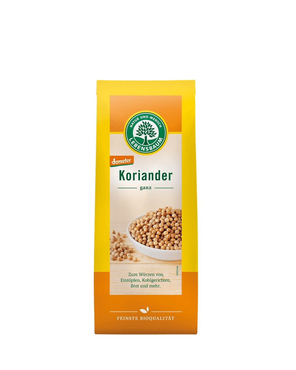 COOK and ENJOY Shop Lebensbaum Koriander, ganz 30g | BIO