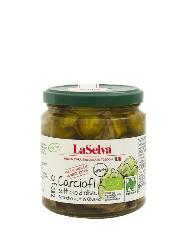 COOK and ENJOY Shop LaSelva Artischocken in Olivenöl 280g BIO