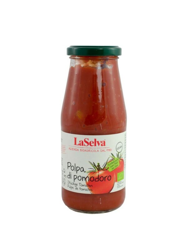 COOK and ENJOY Shop LaSelva Polpa Tomaten geschält in Stückchen 425g BIO