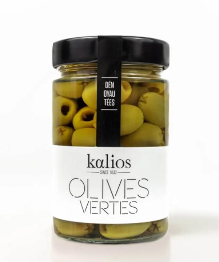 COOK+ENJOY Shop Kalios Grüne Oliven naturbelassen entsteint 310g