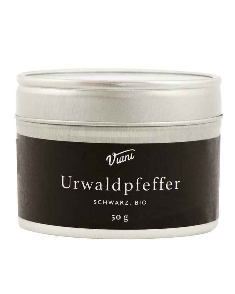 COOK and ENJOY Urwaldpfeffer schwarz ganz 50g BIO